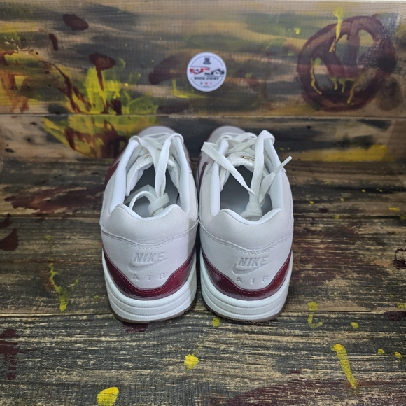 Nike Air Max 1 LX Sail Team Red Grey Gum Nby FJ3169-100  12 Women's = 10.5 Men's - Picture 6 of 8